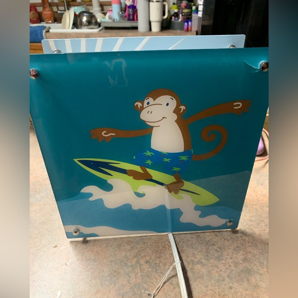 Surf’s Up/Surfing Monkey Lamp